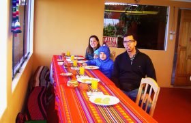 Breakfast, Amantani Island - Peru